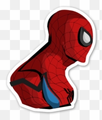 Spiderman Cartoon - Man Sticker Designs Transparent Png