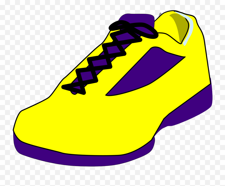 Yellow Shoe Svg Vector Clip Art - Svg Clipart Shoe Png,Shoe Clipart Png