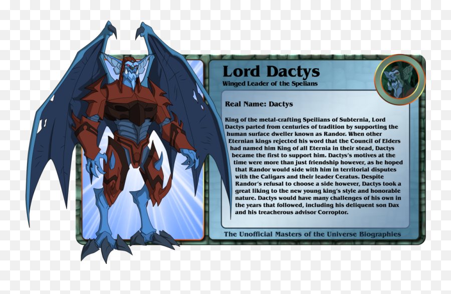 Fic Gbagoku0027s Unofficial Character Bios - Page 2 Masters Of He Man And The Masters Of The Universe Lord Dactys Png,He Man Png