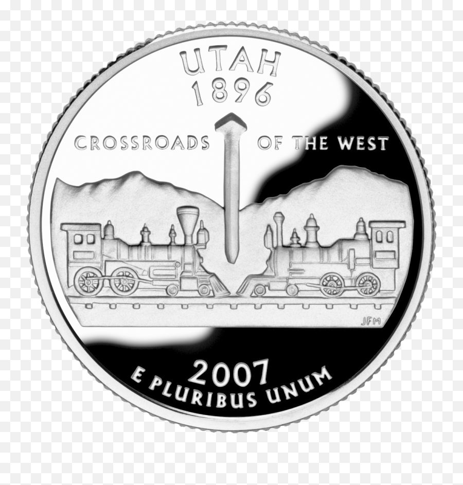 2007 Ut Proof - Utah State Quarter Png,Proof Png