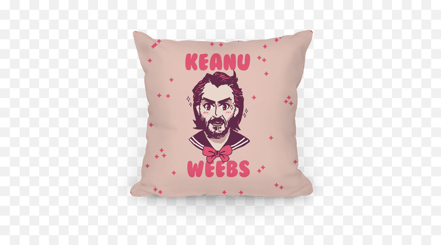 Keanu Weebs Pillows Lookhuman - Keanu Weebs Png,Keanu Reeves Png