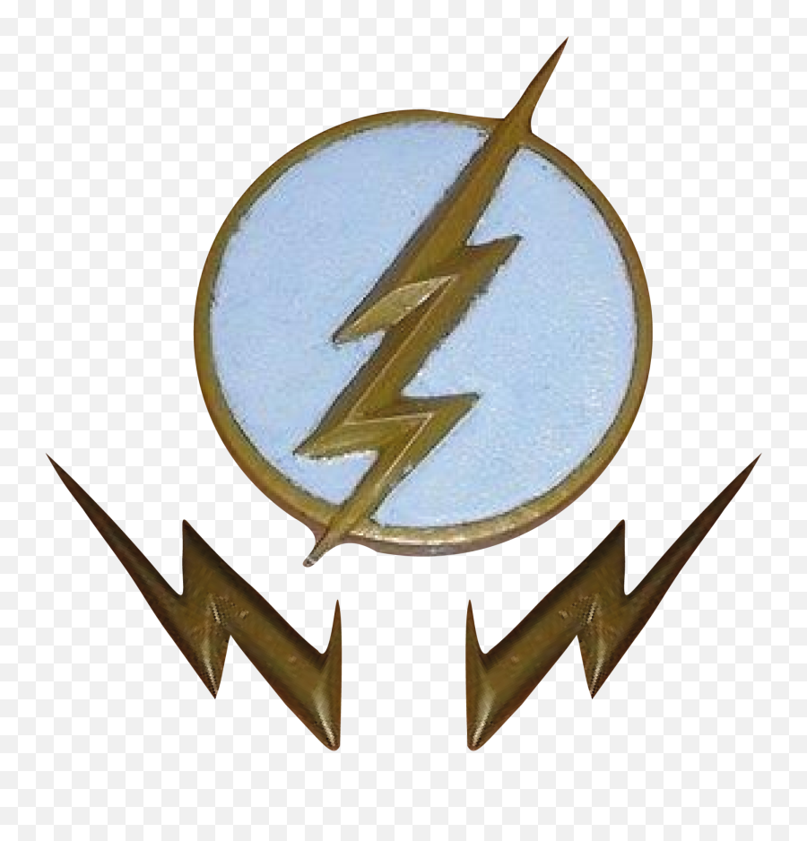 Badge Eblem Flash Logo 3d Print - Clip Art Png,The Flash Logo Png