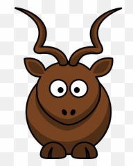 Animal Antelope Wildlife - Cartoon Clipart Moose Png,Antelope Png
