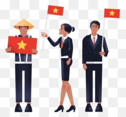 Download Vietnam Flag Png Image - Worker,Vietnam Flag Png
