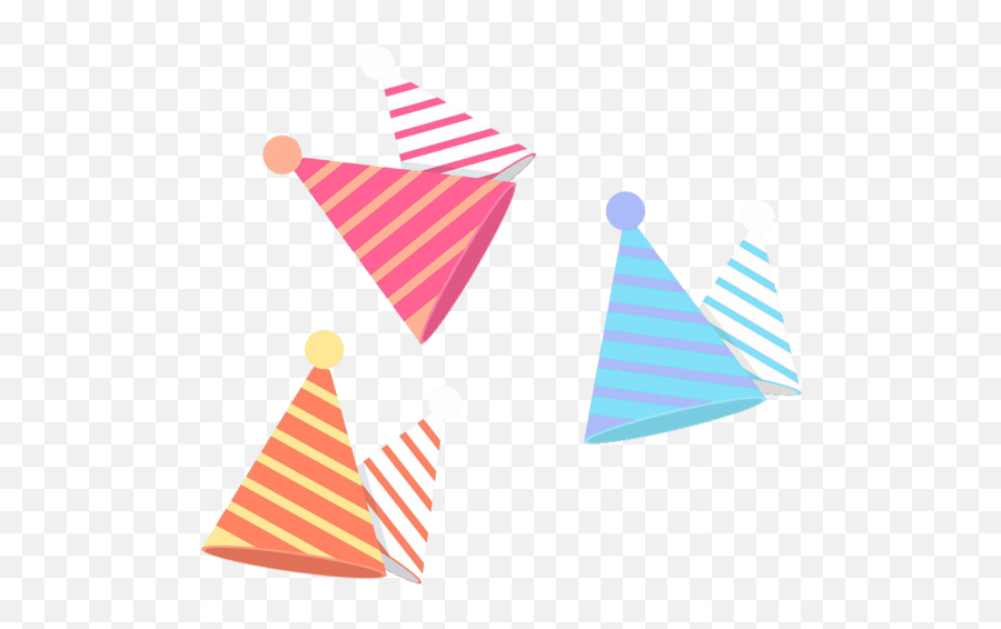 Birthday Hat Happy To You Line - Folding Png,Birthday Hat Transparent