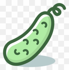 Cucumber Icon - Capitalist Food u0026 Drinks Icon Set Flat Of Loofah Png