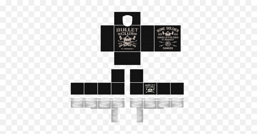 Bullet Club Kj Styles - Roblox Shirt Template Design Png,New Bullet Club Logo
