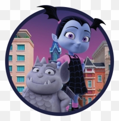 Vampirina Svg Posted - Happy Birthday Png