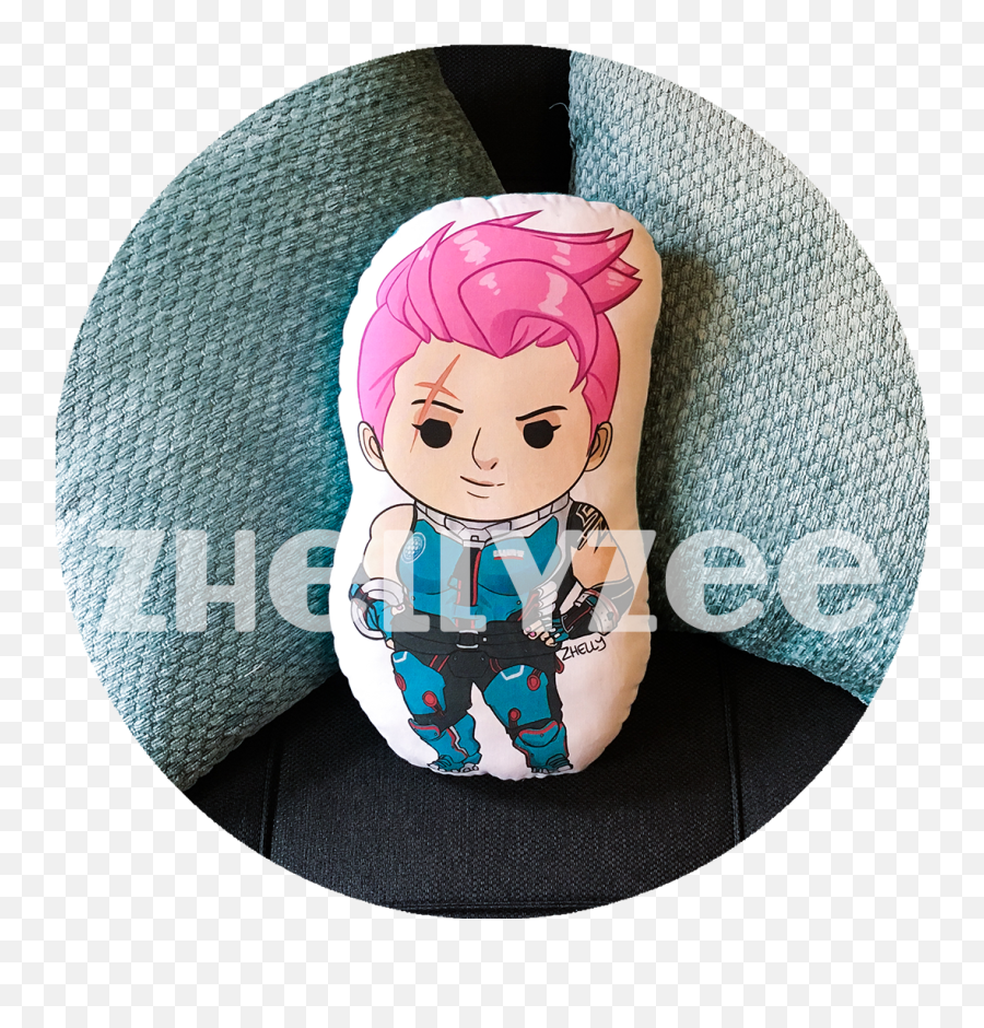 Download Zarya Pillow Plush - Full Size Png Image Pngkit Fictional Character,Zarya Transparent