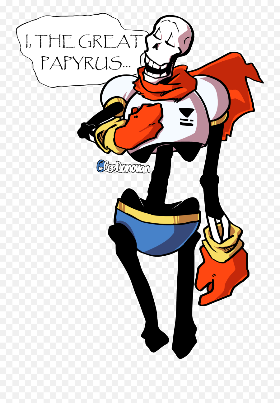 Image 32679 Artistcee Gameundertale Papyrus Streamer - Fictional Character Png,Undertale Papyrus Png