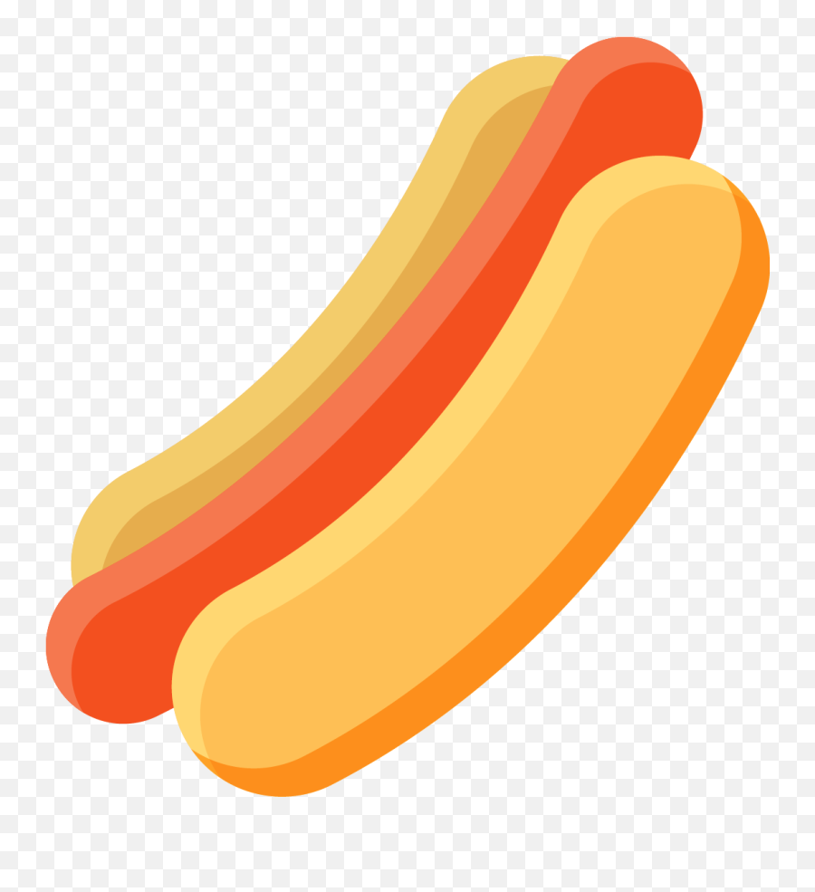 Download Hd Hot Dog Sausage - Dibujo De Un Hot Dog Png,Transparent Hot Dog