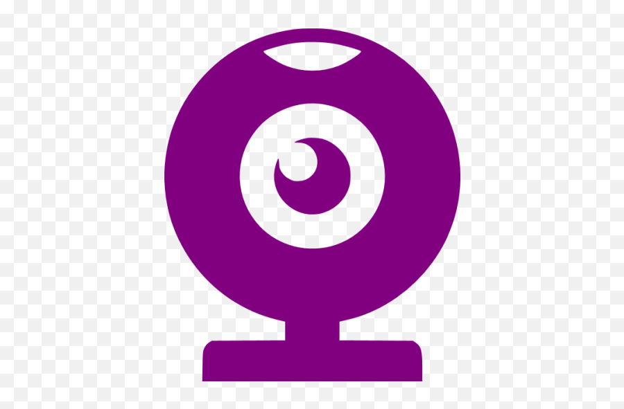 Purple Webcam Icon - Free Purple Webcam Icons Webcam Icon Purple Transparent Png,Webcam Icon