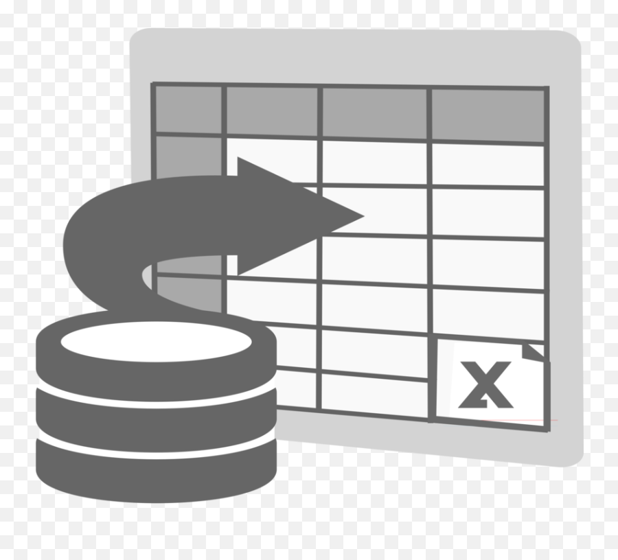 Data To Excel Icon Transparent - Base De Datos Excel Icono Png,Excel Icon Image