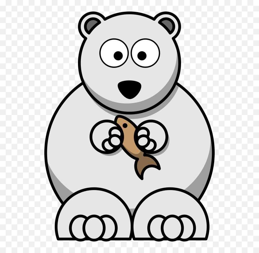 Polar Bear Png V - Polar Bear Cartoon Png,Polar Bear Png