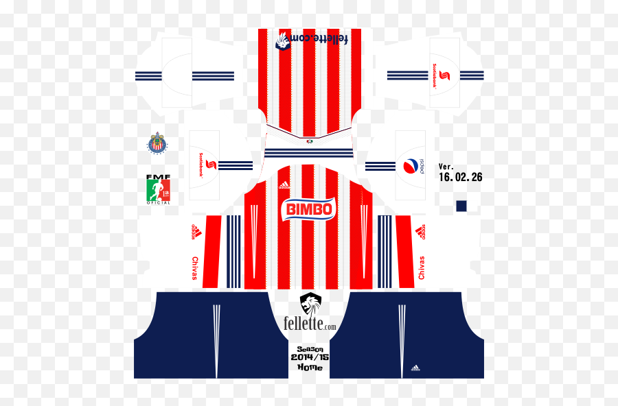 Para Dream League Soccer - Chivas De Guadalajara Dream League Soccer Kits Png,Chivas Logo