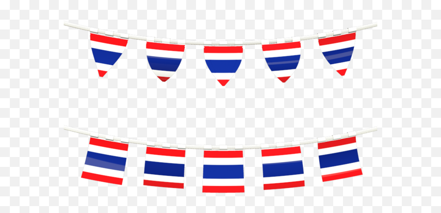 Rows Of Flags - Thai Flag Banner Png,Thai Flag Icon