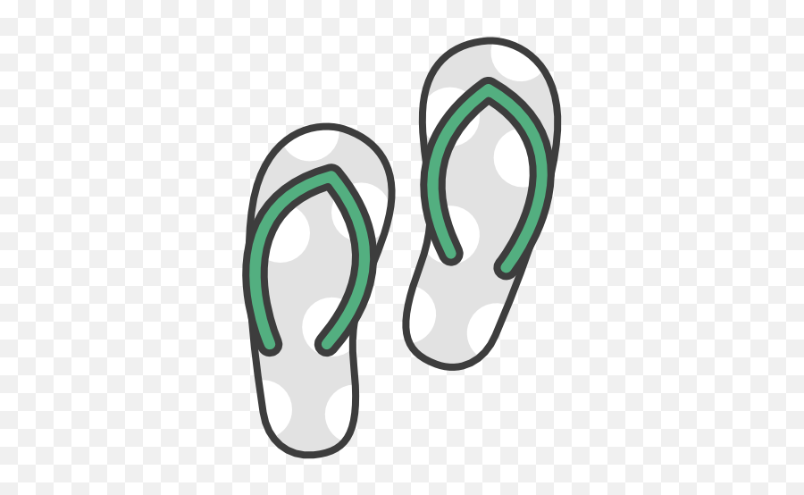 Flip Flops Shoes Free Icon Of Travel Kit - Vacation Sticker Png,Flip Camera Icon