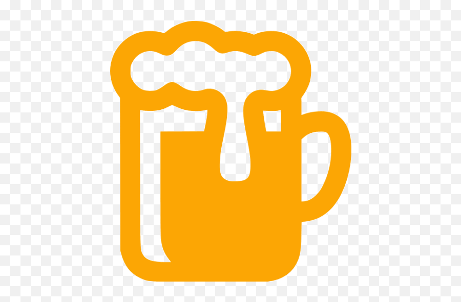 Orange Beer Icon - Free Orange Beer Icons Beer Icon Png Red,Beer Mug Icon Png