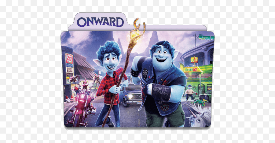 Onward Cartoon Movie Folder Icon - Onward 2020 Folder Icon Png,Animation Folder Icon