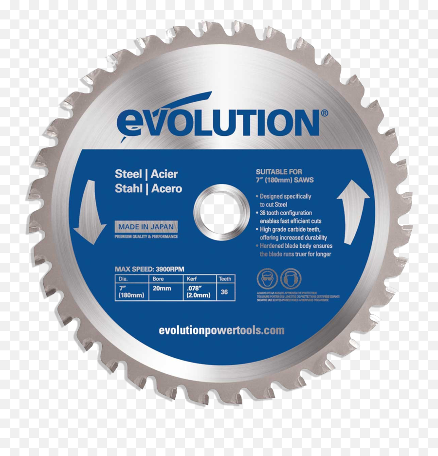 Evolution Industrial Steel Saw Blades - Tct Saw Blade Png,Saw Blade Png