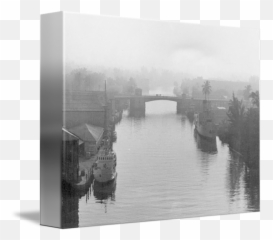 Foggy River By Retro Images Archive - Reflection png