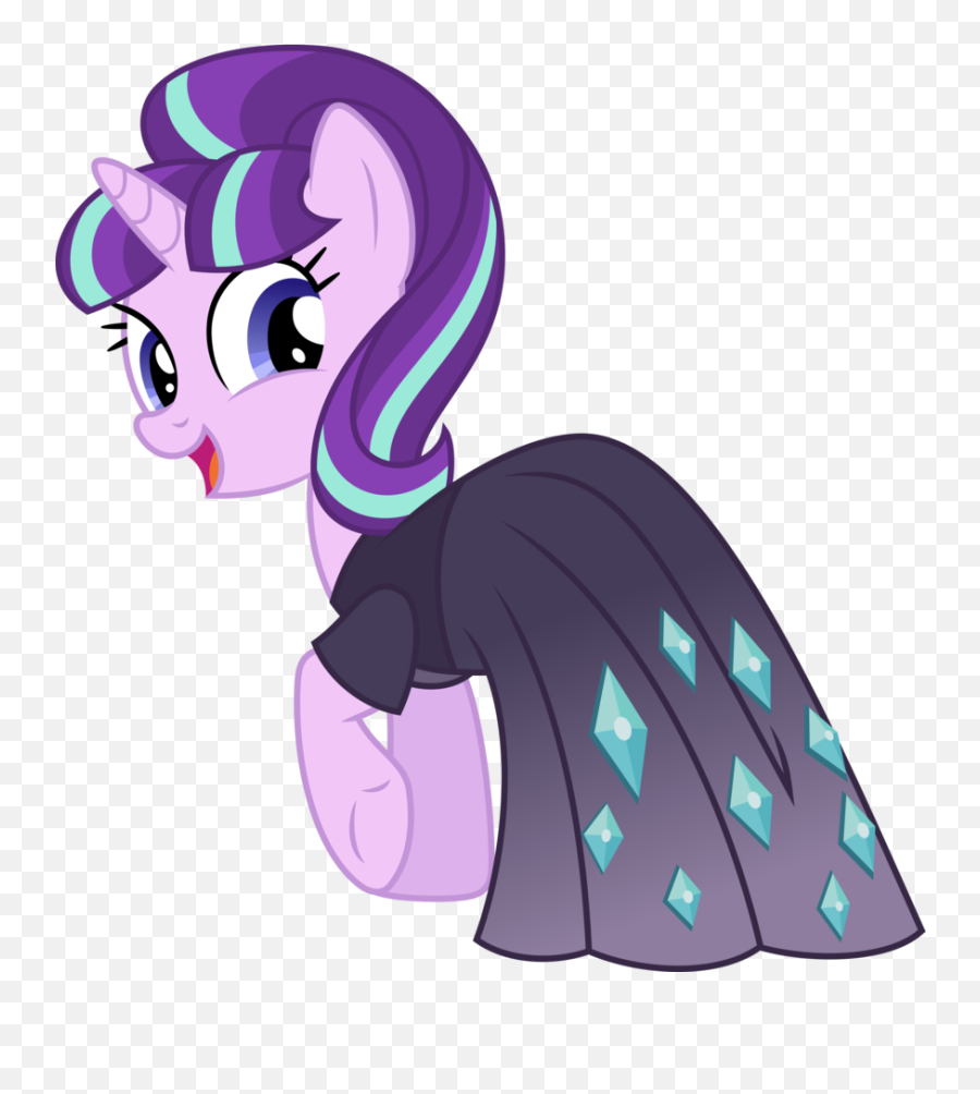 Starlight Glimmer In A Dress Vector - Starlight Glimmer Mlp Dresses Png,Glimmer Png