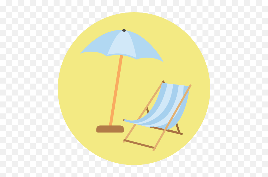 Beach Holidays Summer Vacations Sun Umbrella Sunbed Icon - Png Icone Vacanze,Beach Umbrella Icon