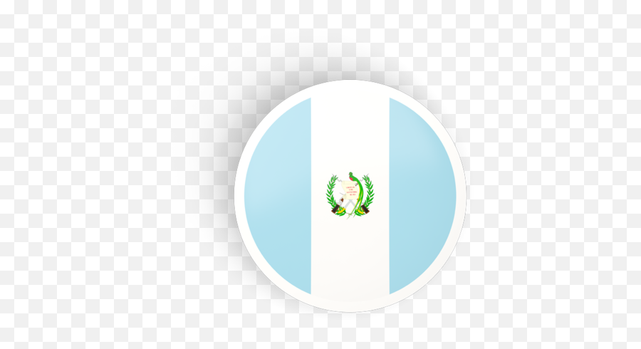 Round Concave Icon Illustration Of Flag Guatemala - Guatemala Round Flag Png,The Icon Of Sin