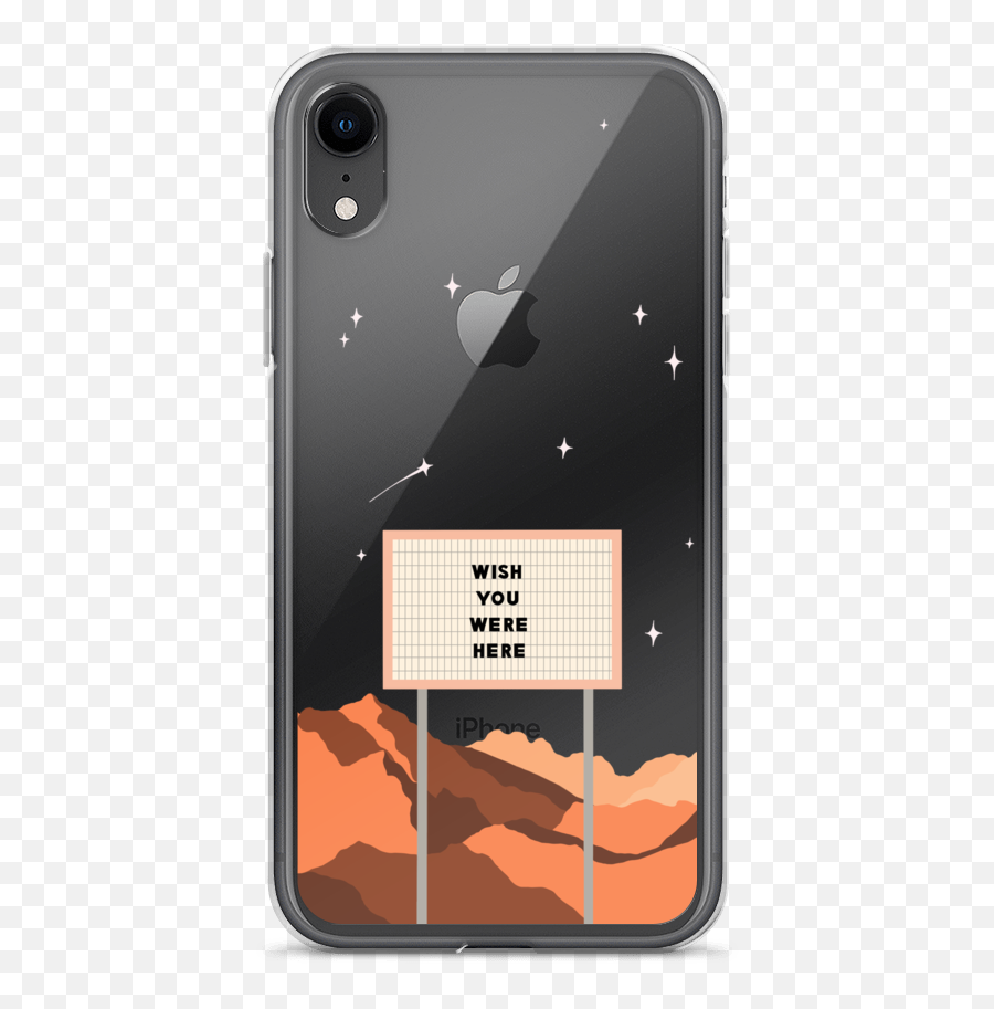 Wish You Were Here Iphone Case Reagsrush - Iphone Png,Iphone Xr Png