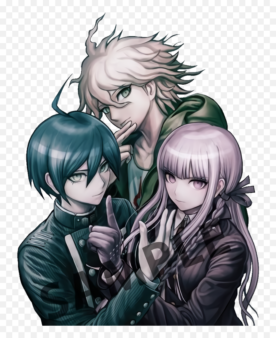 1000 Images About Nagito Komaeda Trending - Danganronpa Decadence Nagito Shuichi Kyoko Png,Kyoko Kirigiri Icon