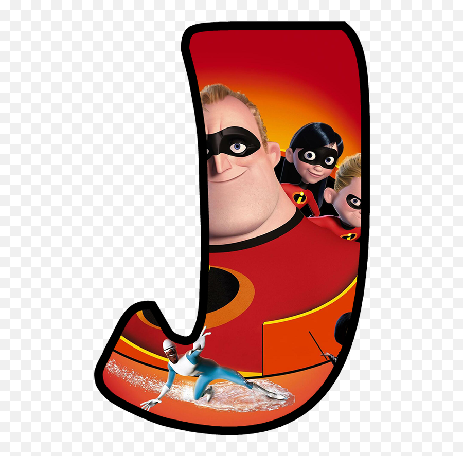 Buchstabe - Letter J Disney Alphabet The Incredibles Mr Incredible In Coco Png,Incredibles 2 Icon