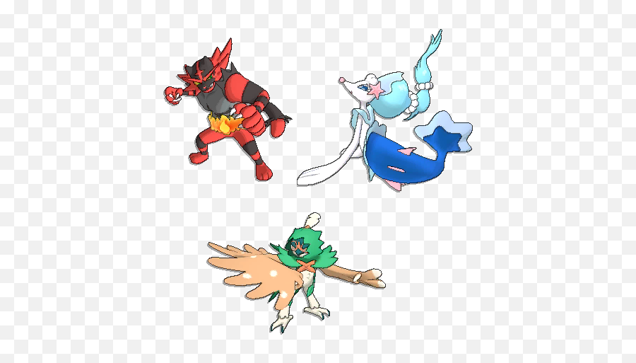 Starter Evolutions And More Features Revealed For Pokemon - Sun And Moon Starter Final Evolution Png,Incineroar Png