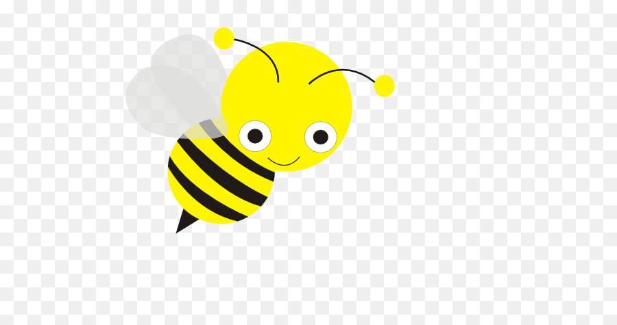 Transparent Honey Bee - Bee Clipart Transparent Background Png,Bee Transparent Background