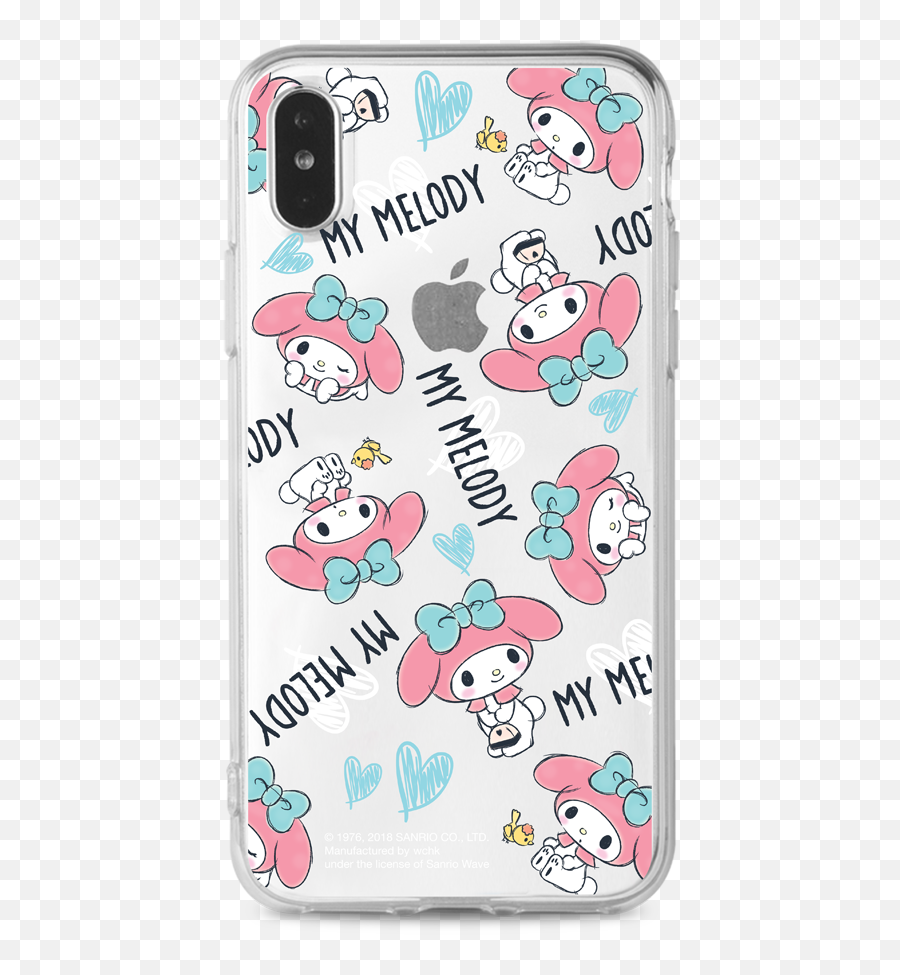 My Melody Clear Case Mm132 - Iphone Png,My Melody Transparent
