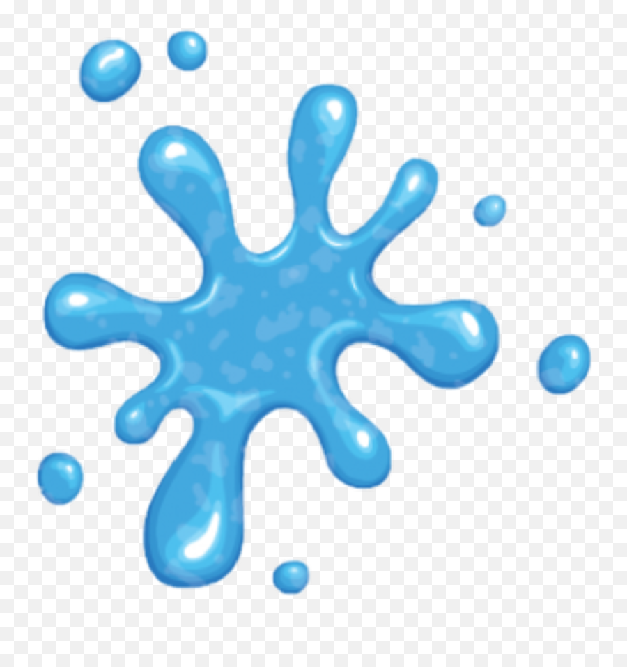 Blue Slime Slimeart Snow Cool Art Color - Imagem De Slime Em Png,Slime Png