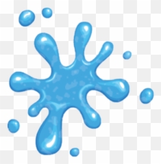 Blue Slime Slimeart Snow Cool Art Color - Imagem De Slime Em Png,Slime Png