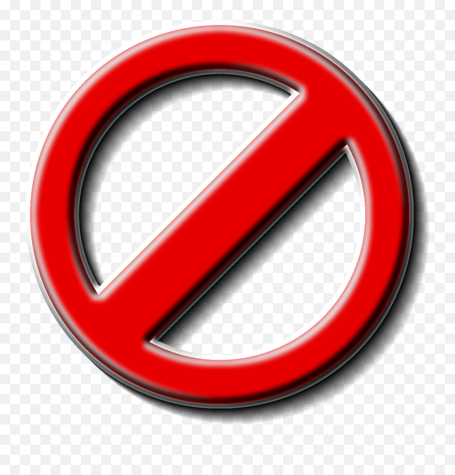 Not Allowed Sign Transparent Png - Not Allowed Sign,Free Sign Png