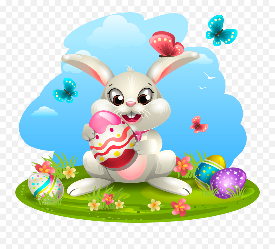 Bunny Easter Clipart - Happy Easter My Son Quotes Png,Easter Clipart Png