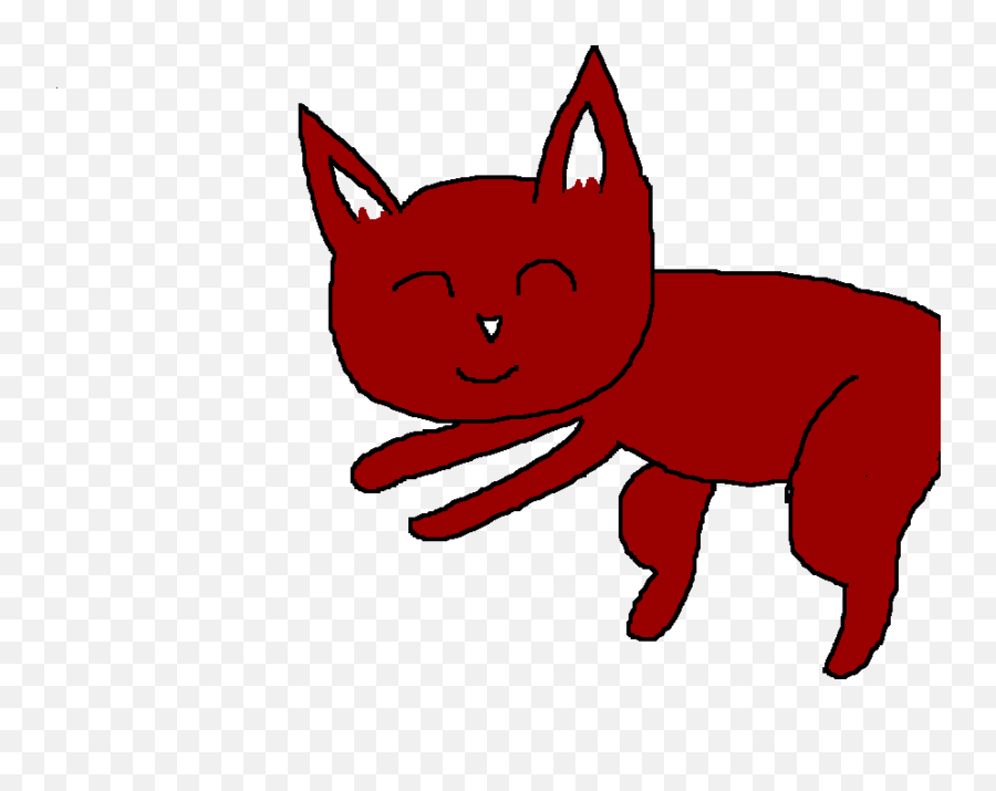 Lolling - Cat On Scratch Cartoon Png,Knife Cat Meme Transparent