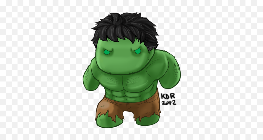 Hulk Drawing Easy Free Download - Hulk Chibi Png,Hulk Transparent
