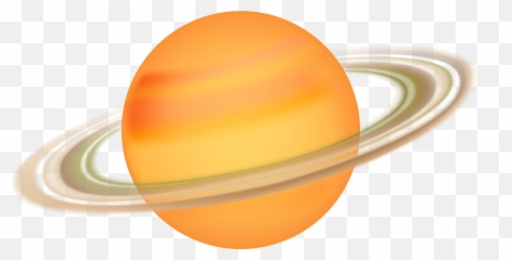 Transparent Background Saturn Planet - Clipart Png
