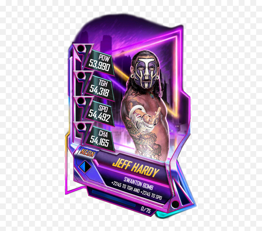 Jeff Hardy - Wwe Supercard Season 3 Debut Wwe Supercard Wwe Supercard Png,Jeff Hardy Png