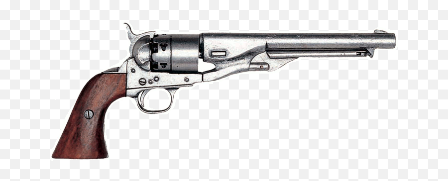M1860 Army Civil War Cap And Ball Revolver - Colt 1860 Army Revolver Png,Revolver Transparent