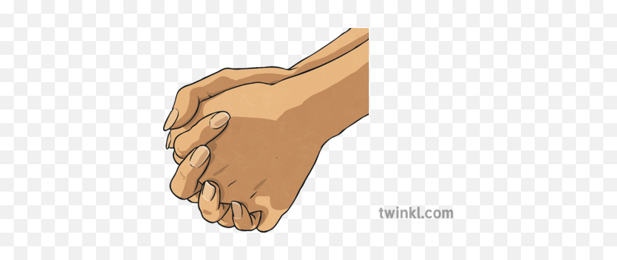 Praying Hands Illustration - Twinkl Praying Hands Illustration Png,Praying Hands Transparent