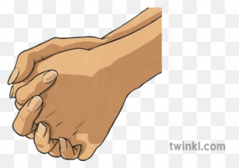 Praying Hands Illustration - Twinkl png