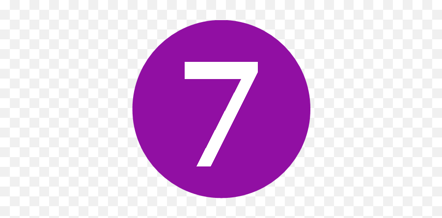 Number 7 Png - 7 Png,Number 7 Png