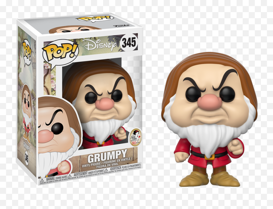 Seven Dwarfs Grumpy Pop Vinyl Figure - Funko Pop Snow White Grumpy Png,Grumpy Png