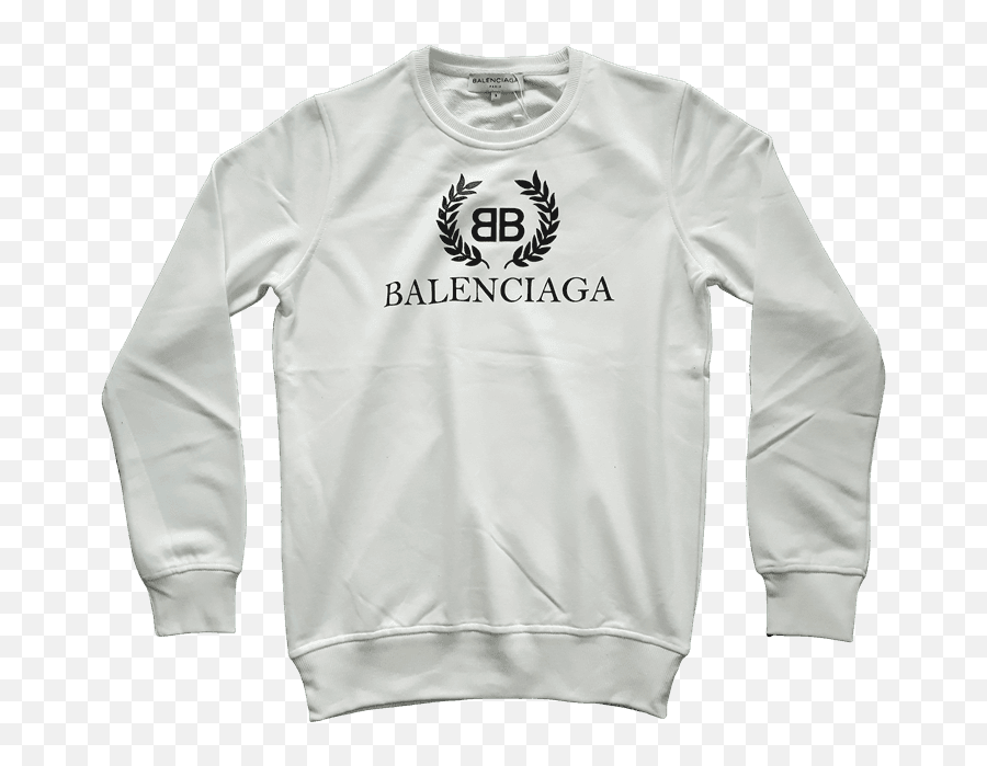 Balenciaga Mens White New Sweatshirt Png