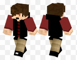 Download Hd Adzerbeb Cool Emo Hair Boy - Minecraft Skin Boy Ender Man Png,Emo Hair Png