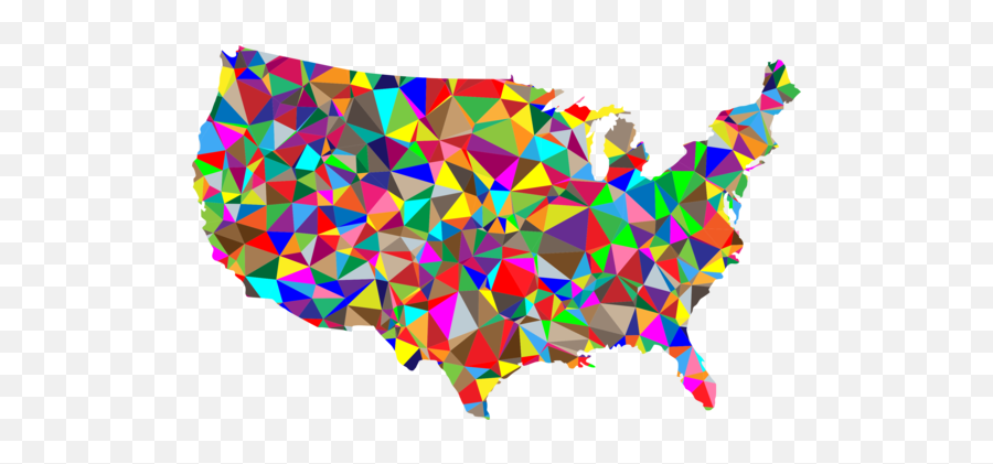 Svg Vector Clipart Png - Verizon 5g Coverage Map,United States Map Transparent Background
